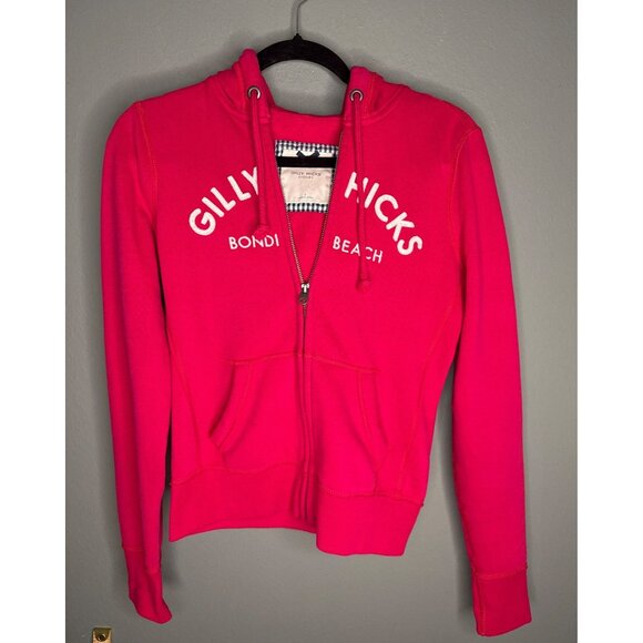 Vintage Abercrombie & Fitch Gilly Hicks Small Sydney Fitted Zip Up Hoodie - Picture 2 of 10